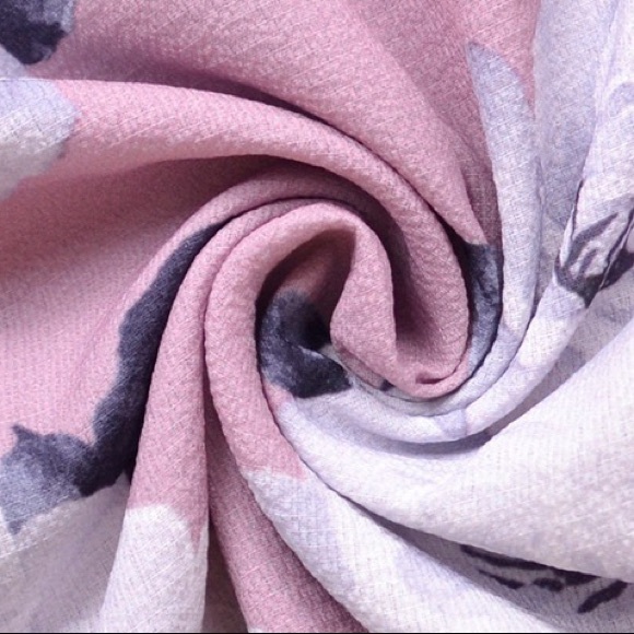 🆕Dust Pink Floral Off The Shoulder Dress - Picture 8 of 8